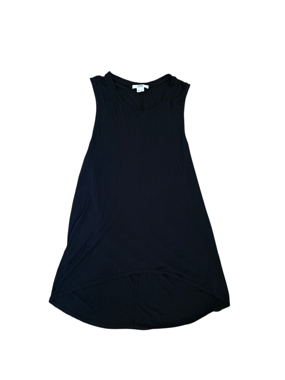 Helmut Lang Black High Low Muscle tee Large